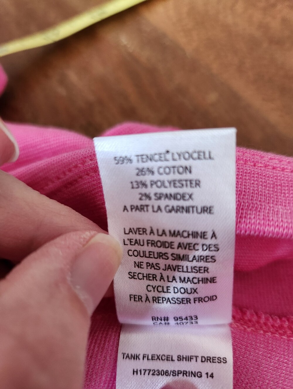 Horny Toad Pink Flexcell Tomboy Shift V-neck Tank Dress S - Picture 11 of 12